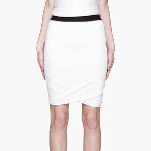 T by Alexander Wang Pique Twist Skirt